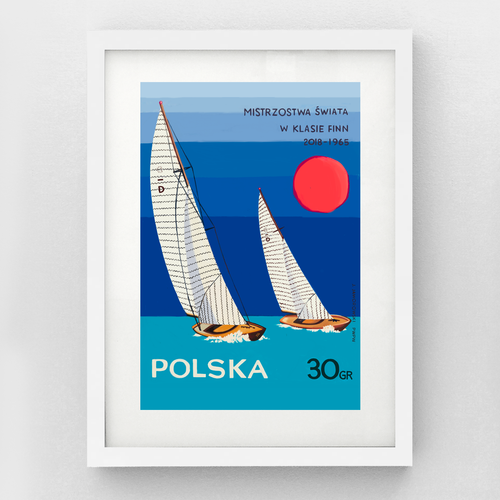 Polska Sailing Poster